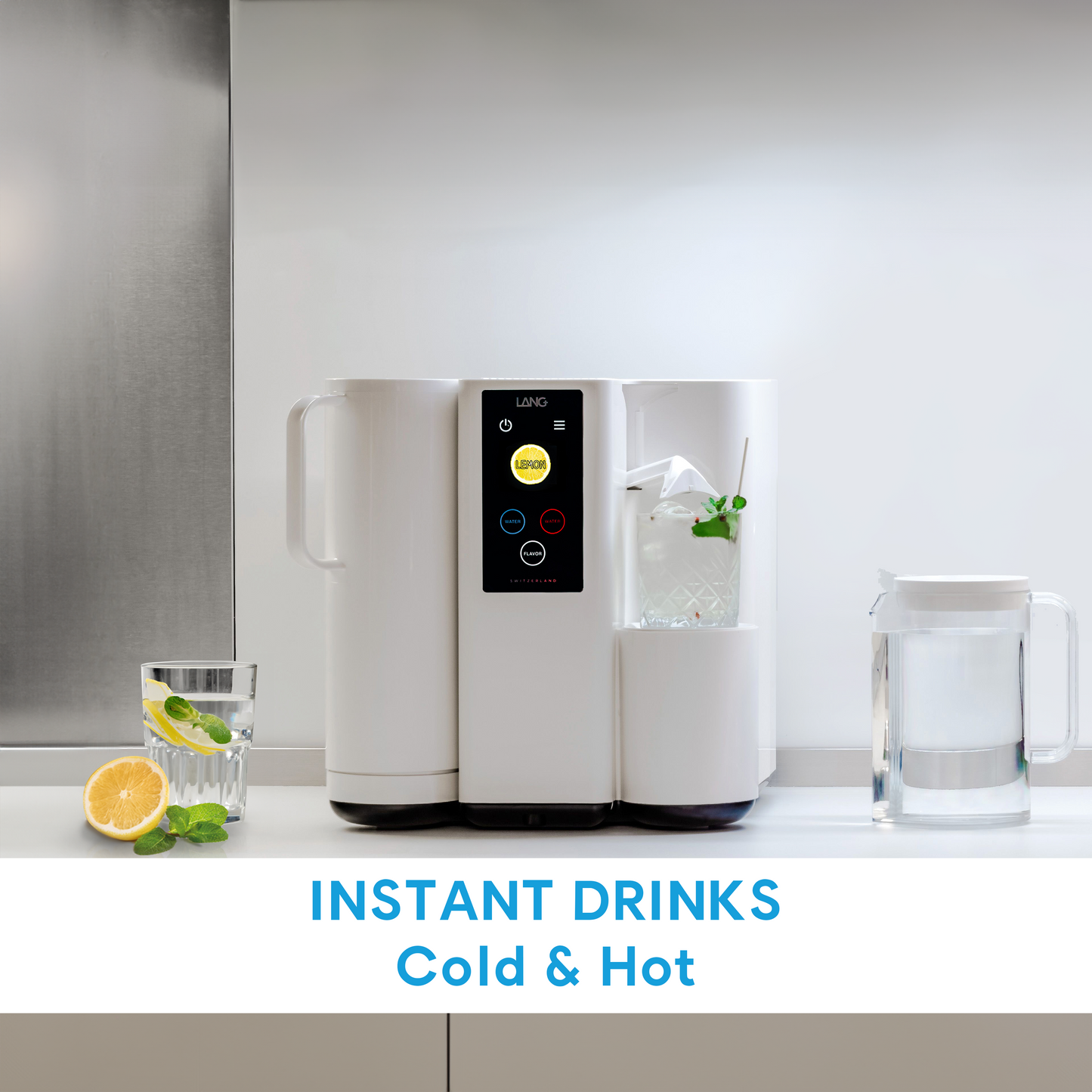 TheWell Starter Kit + 1 Glass Jar | Countertop Reverse Osmosis filter with Minerals