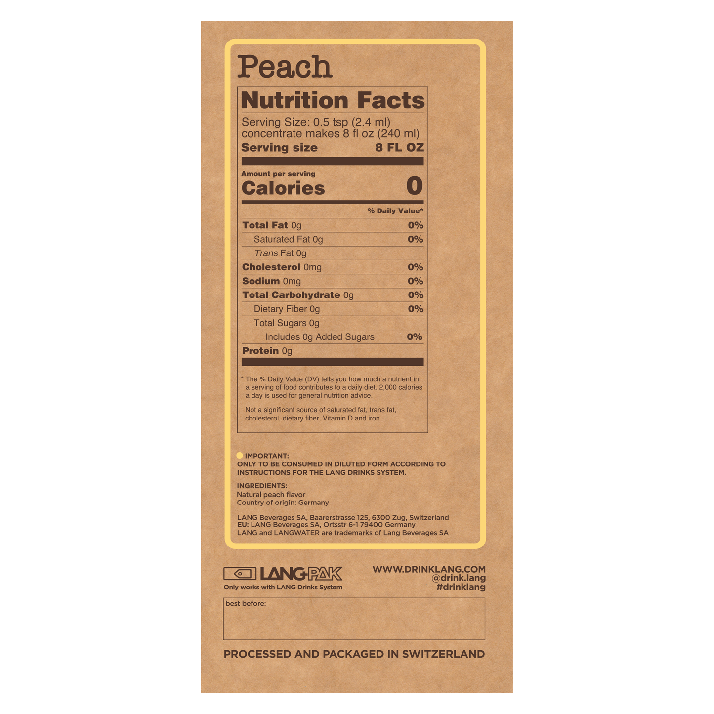 Langwater+ Peach